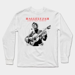 leonard cohen art Long Sleeve T-Shirt